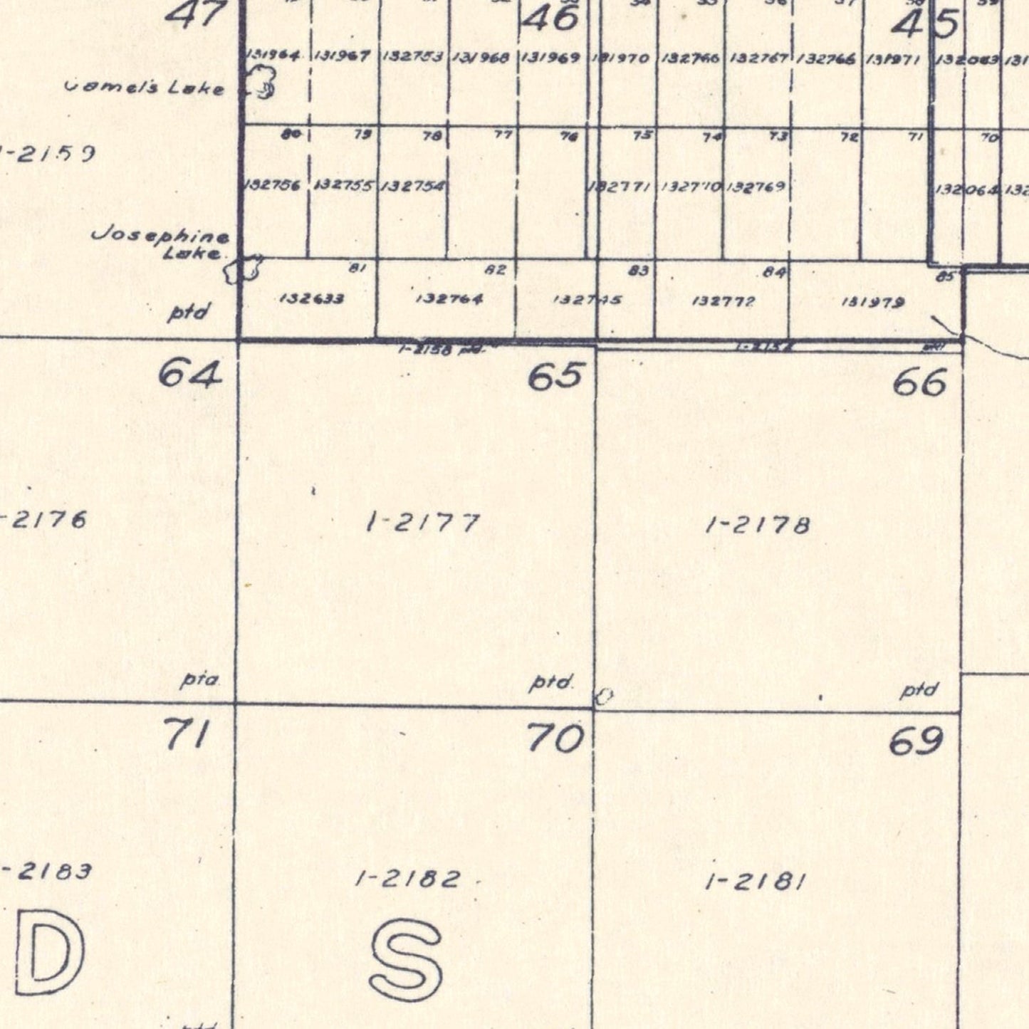 Vintage Map of Dallam County, Texas 1926