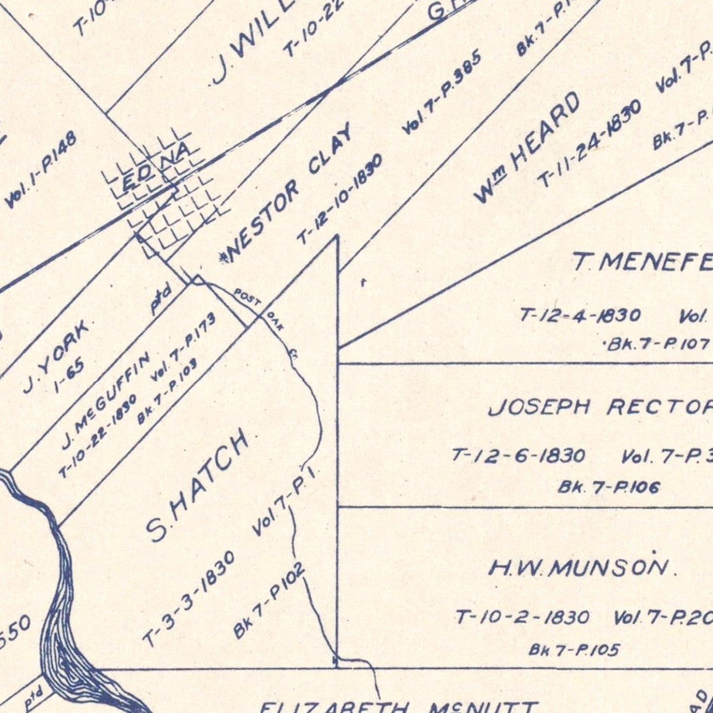 Vintage Map of Jackson County, Texas, 1920
