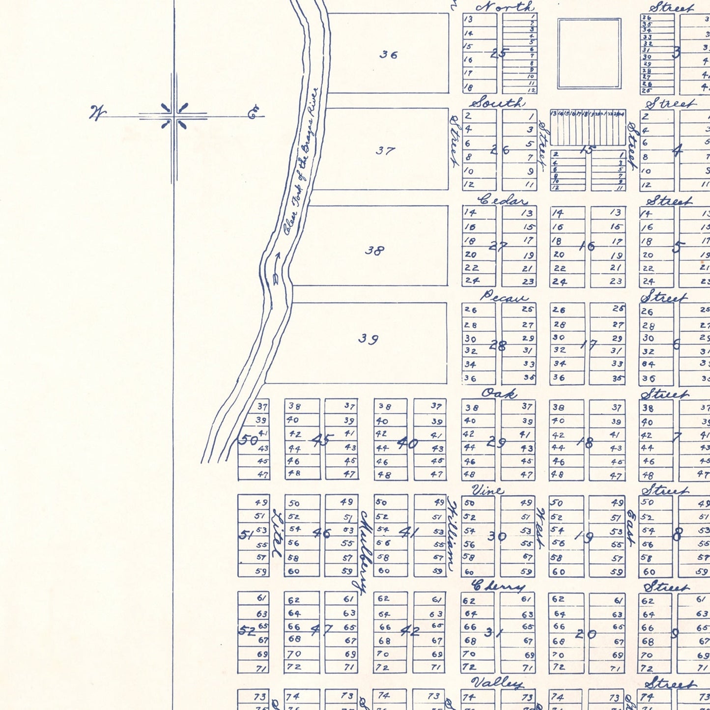 Vintage Map of Buffalo Gap, Texas 1929
