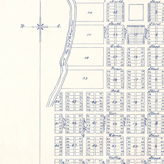 Vintage Map of Buffalo Gap, Texas 1929