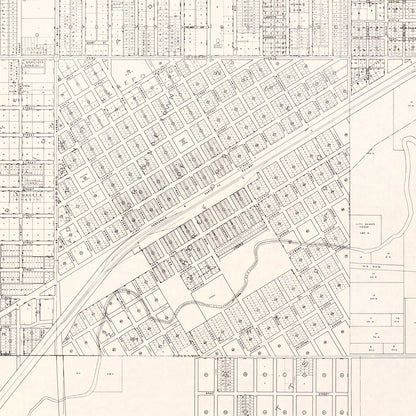 Vintage Map of Abilene, Texas, 1930