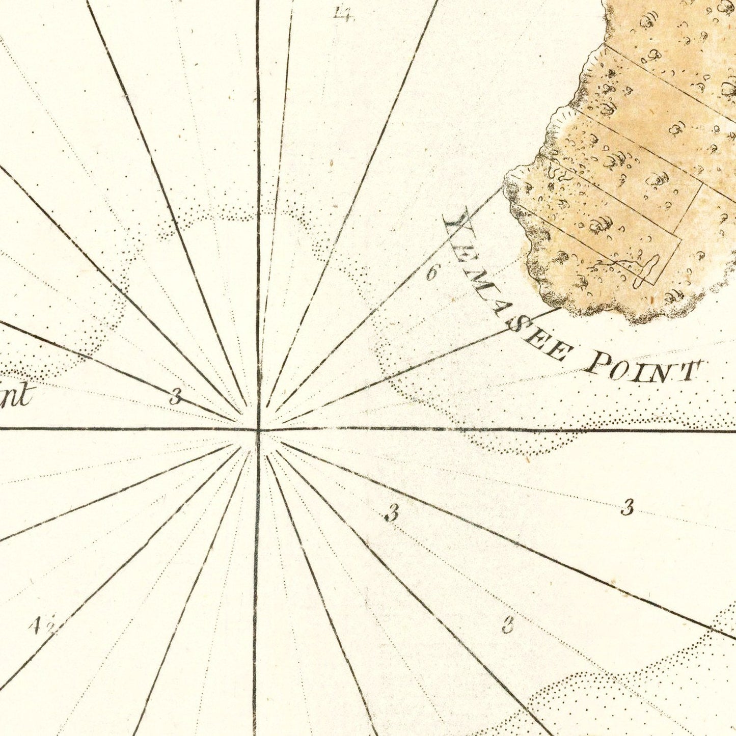Vintage Map of Pensacola Harbor, Florida, 1780