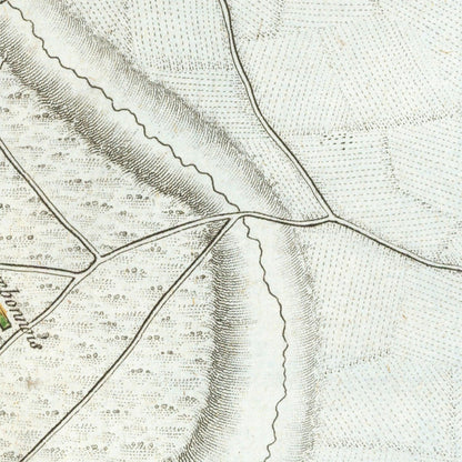 Vintage Battle of Yorktown Map 1787