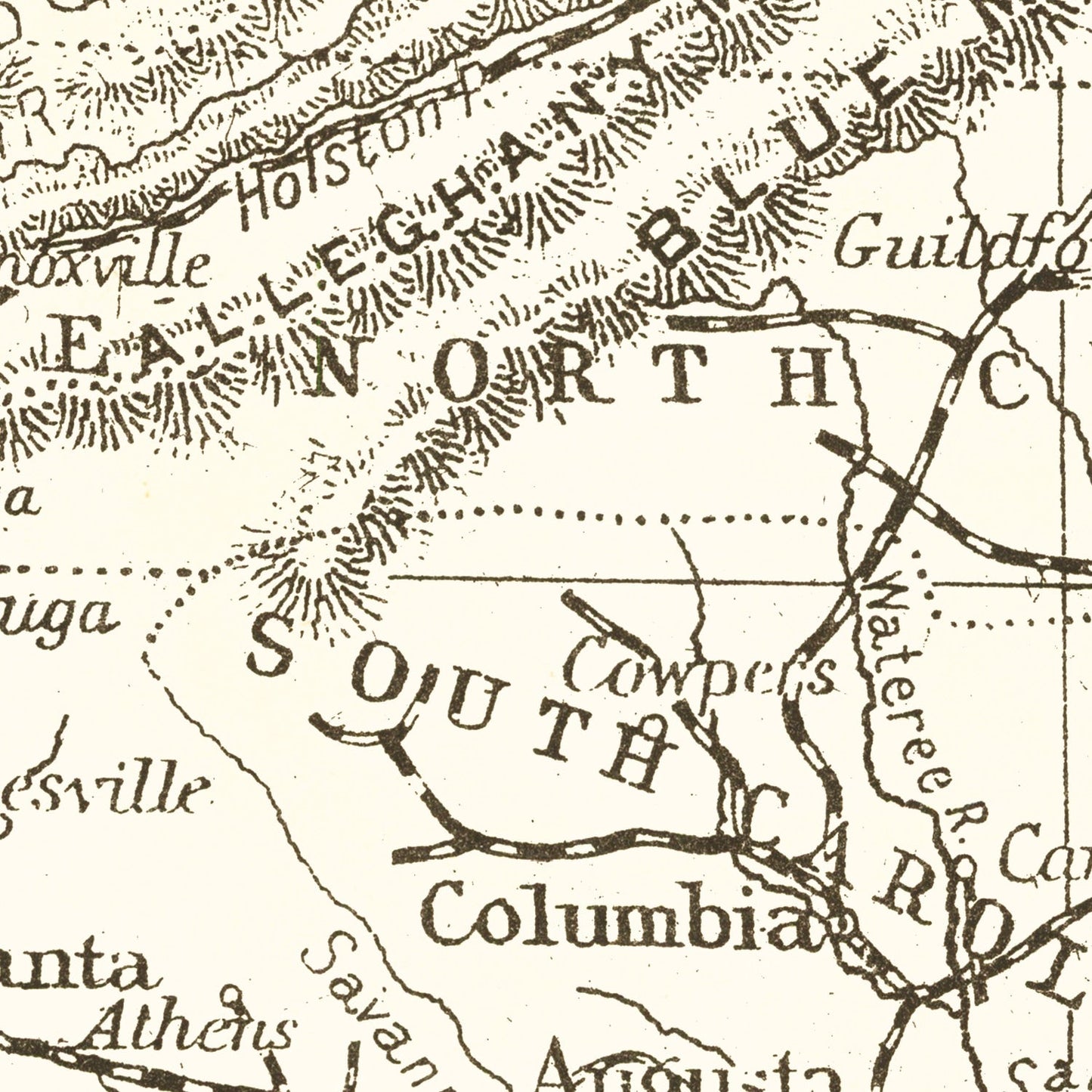 Vintage Inns of Court Rifle Volunteers Map, 1890