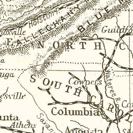 Vintage Inns of Court Rifle Volunteers Map, 1890