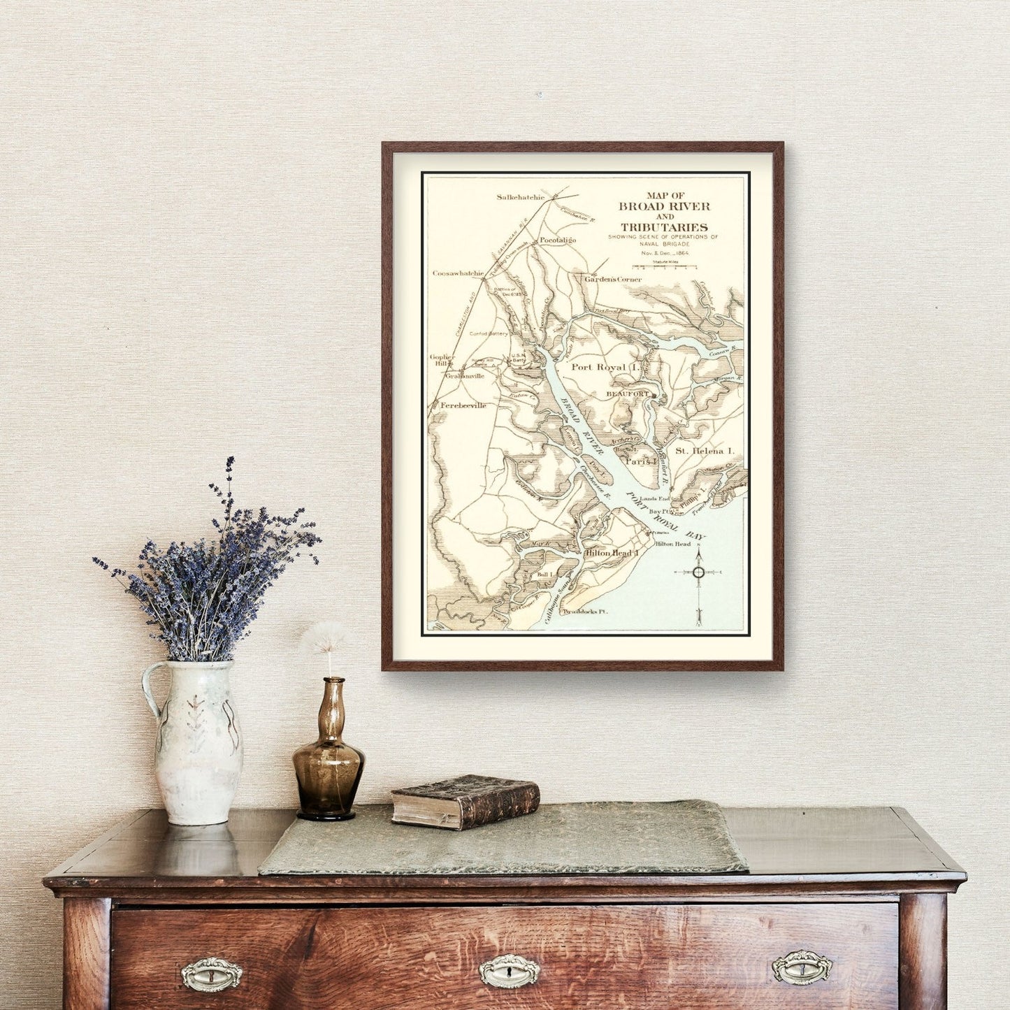 Vintage Map of Broad River, South Carolina, 1903