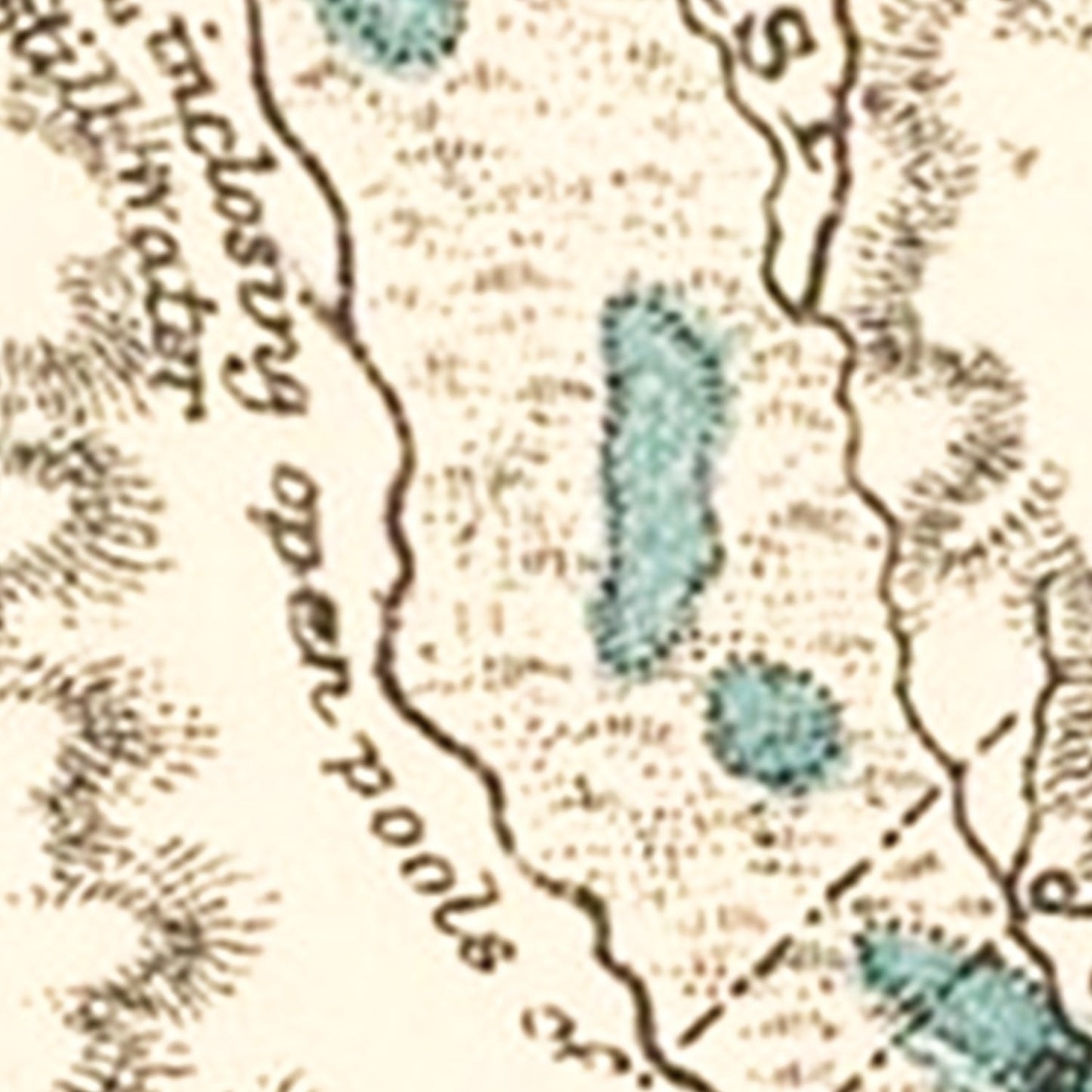 Vintage Lake Tanganyika Map, 1878