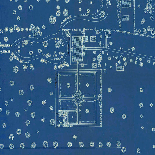 Vintage Map of the Hermitage, Nashville, Tennessee, 1920