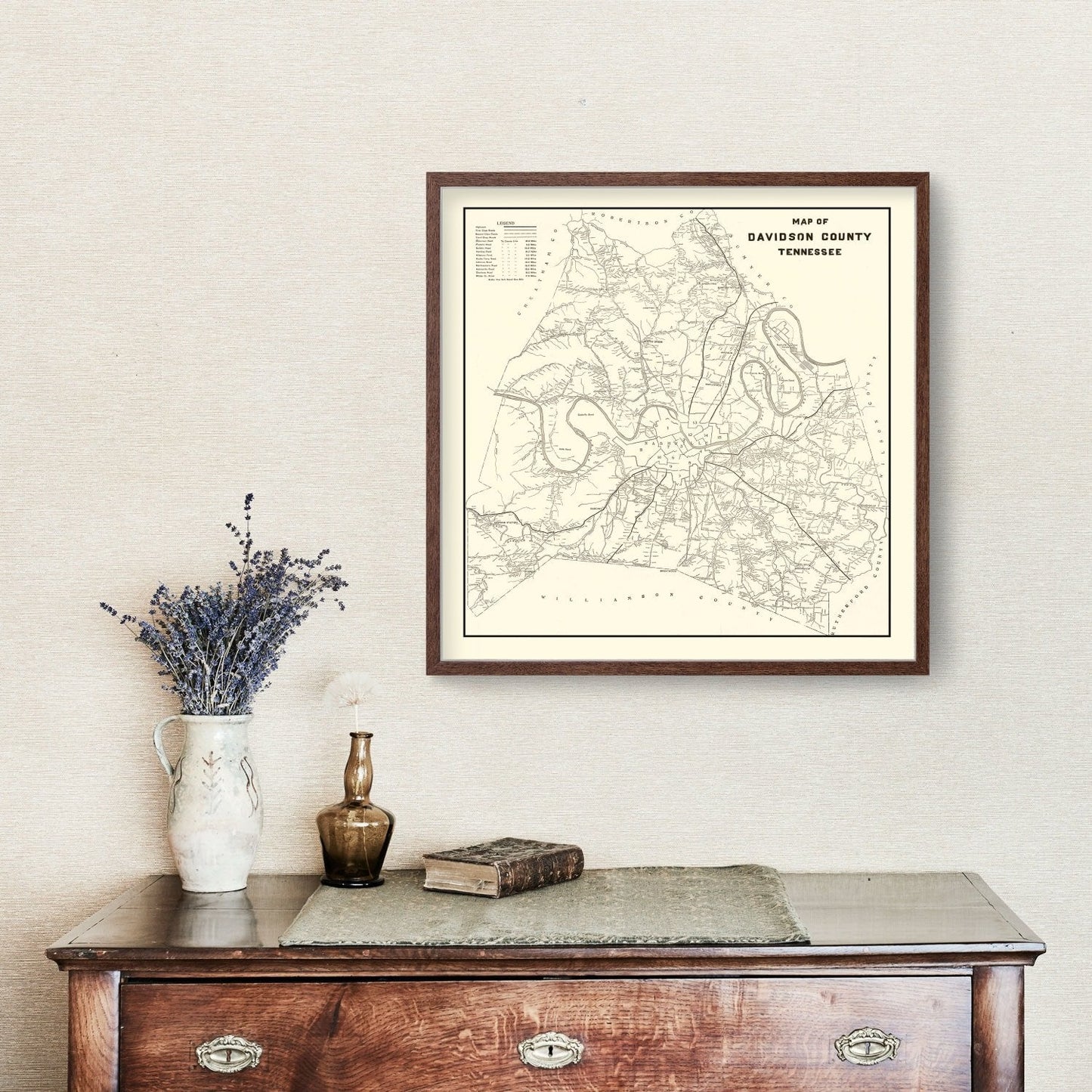 Vintage Cherokee National Forest Map, Tennessee, 1939