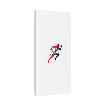 Stay Strong Runner Gym Canvas Wall Art
