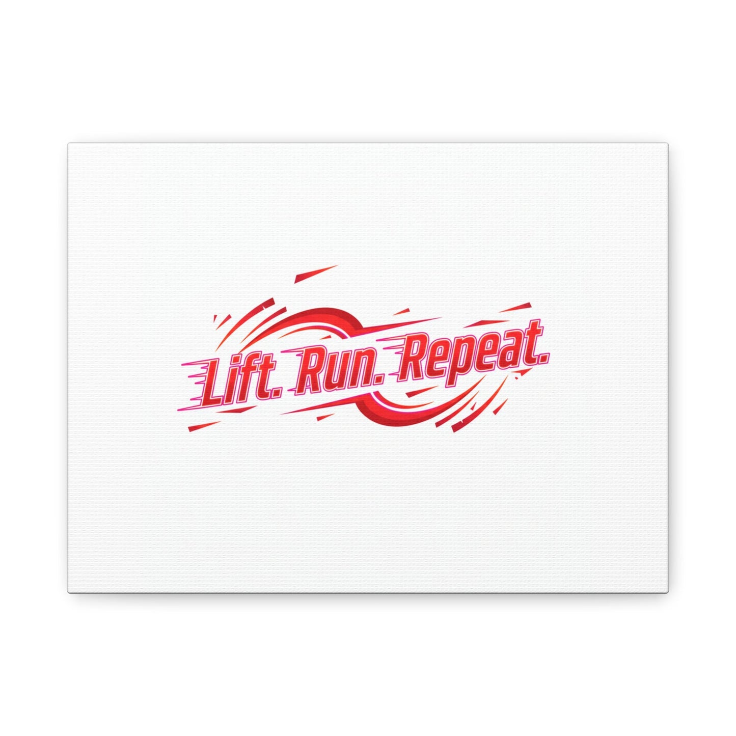 Lift Run Repeat Canvas | Fitness Wall Art, Gym Motivation