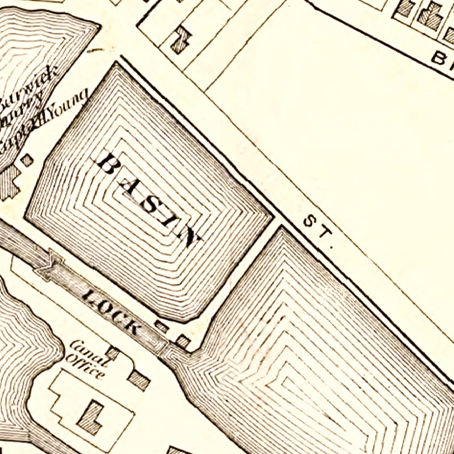 Vintage Map of Chesapeake, Maryland, 1877