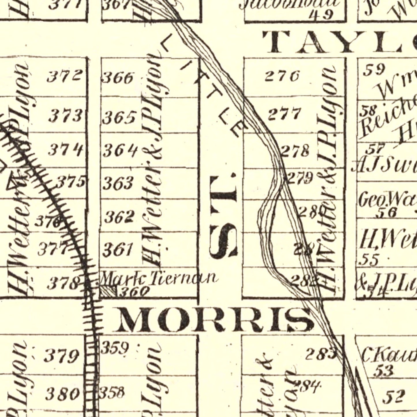 Vintage Map of Sligo, Pennsylvania, 1877