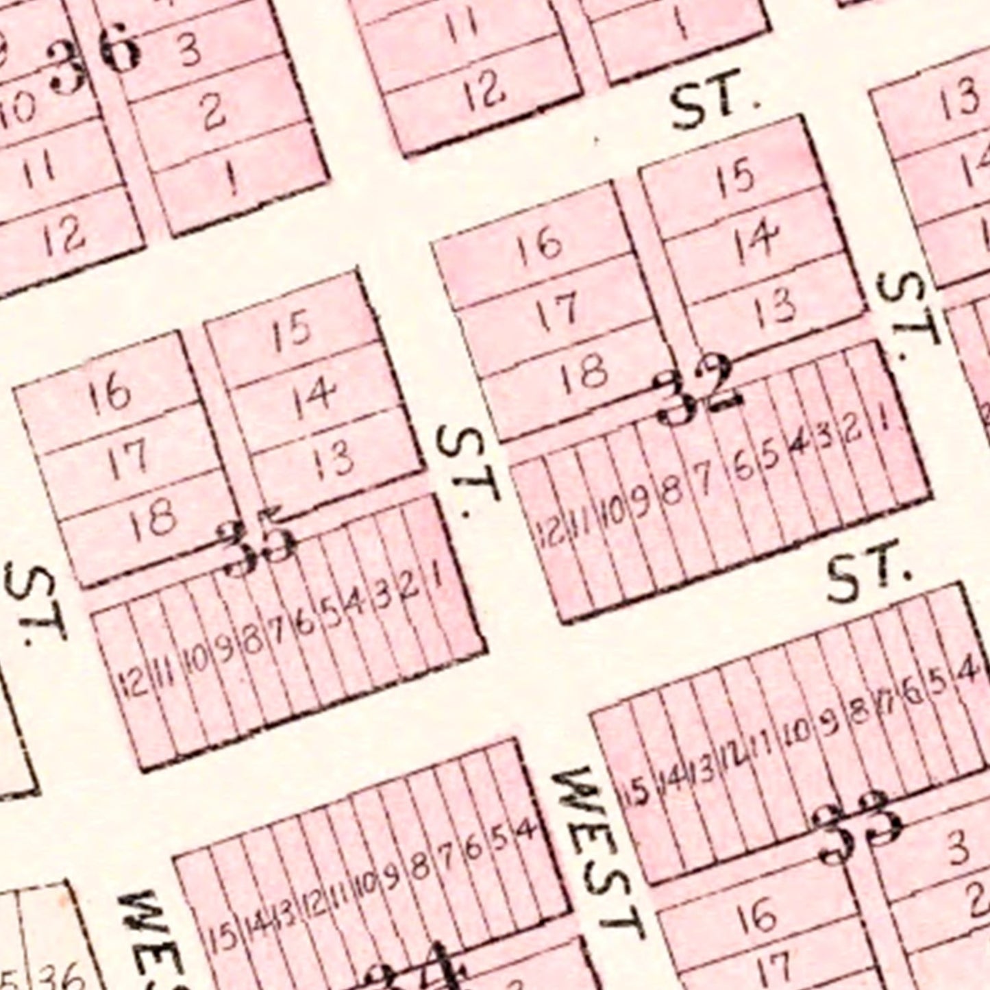 Vintage Map of Mayville, North Dakota, 1892