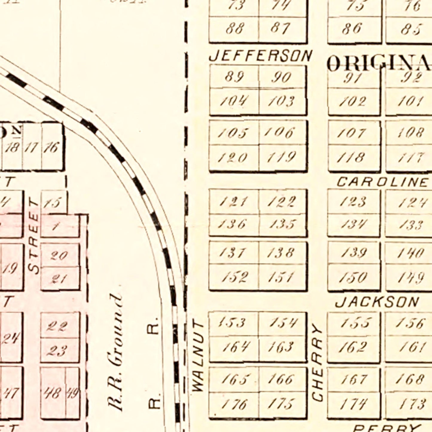 Vintage Map of Paulding, Ohio, 1892