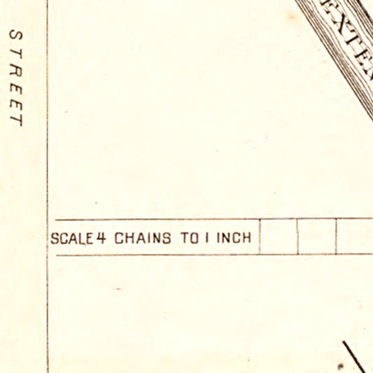Vintage Map of Melrose, Ohio, 1892