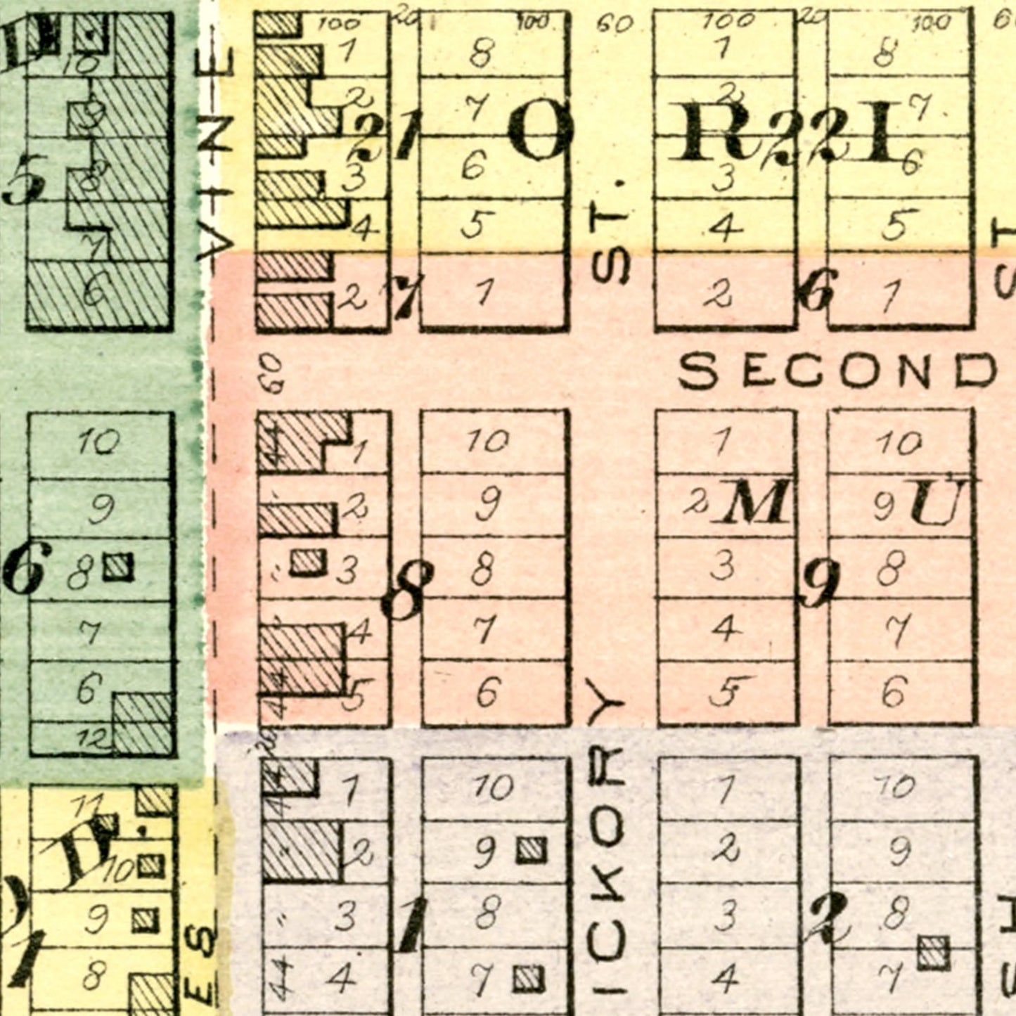 Vintage Map of Arthur, Illinois, 1893