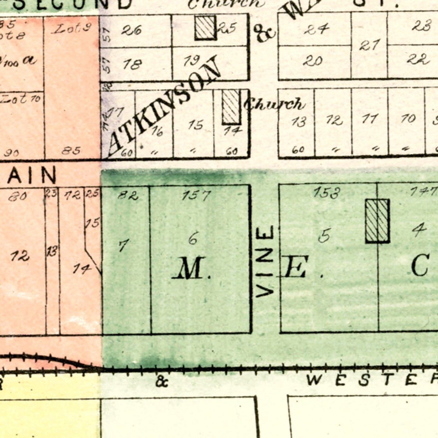 Vintage Map of Camargo, Illinois, 1893 | Wall Art