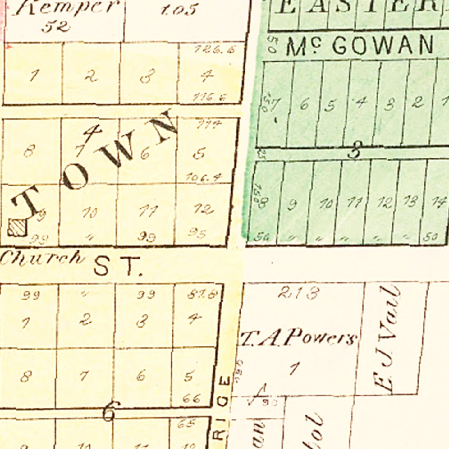 Vintage Map of Industry, Illinois, 1893