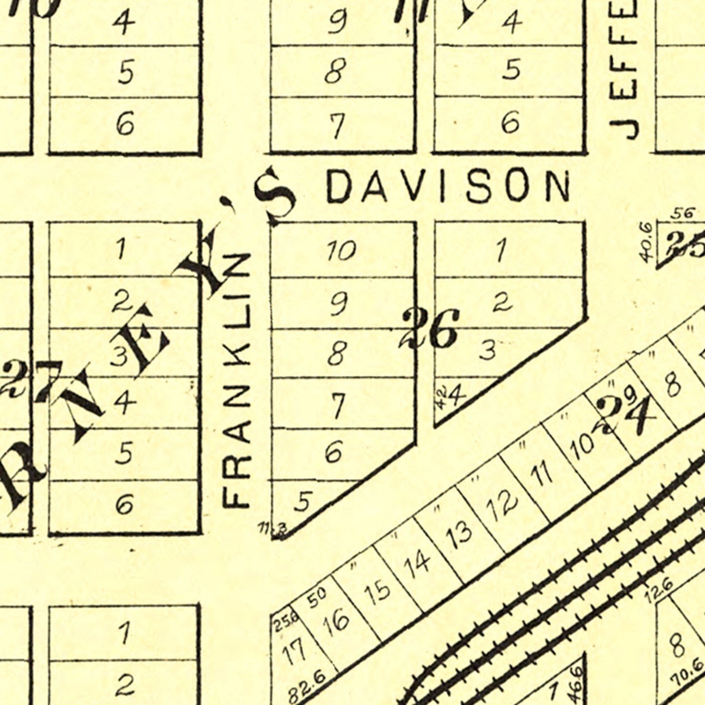 Vintage Map of Roanoke, Illinois, 1893