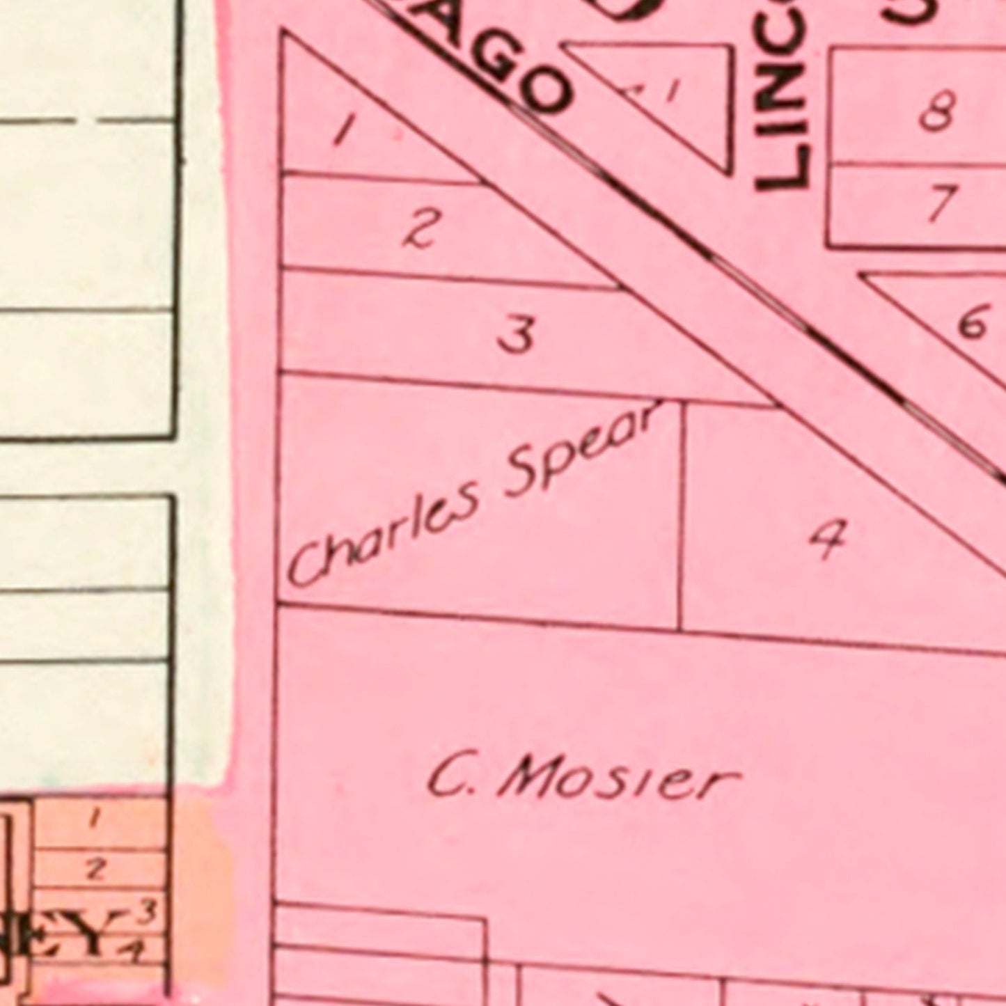 Vintage Map of Hebron, Indiana, 1895