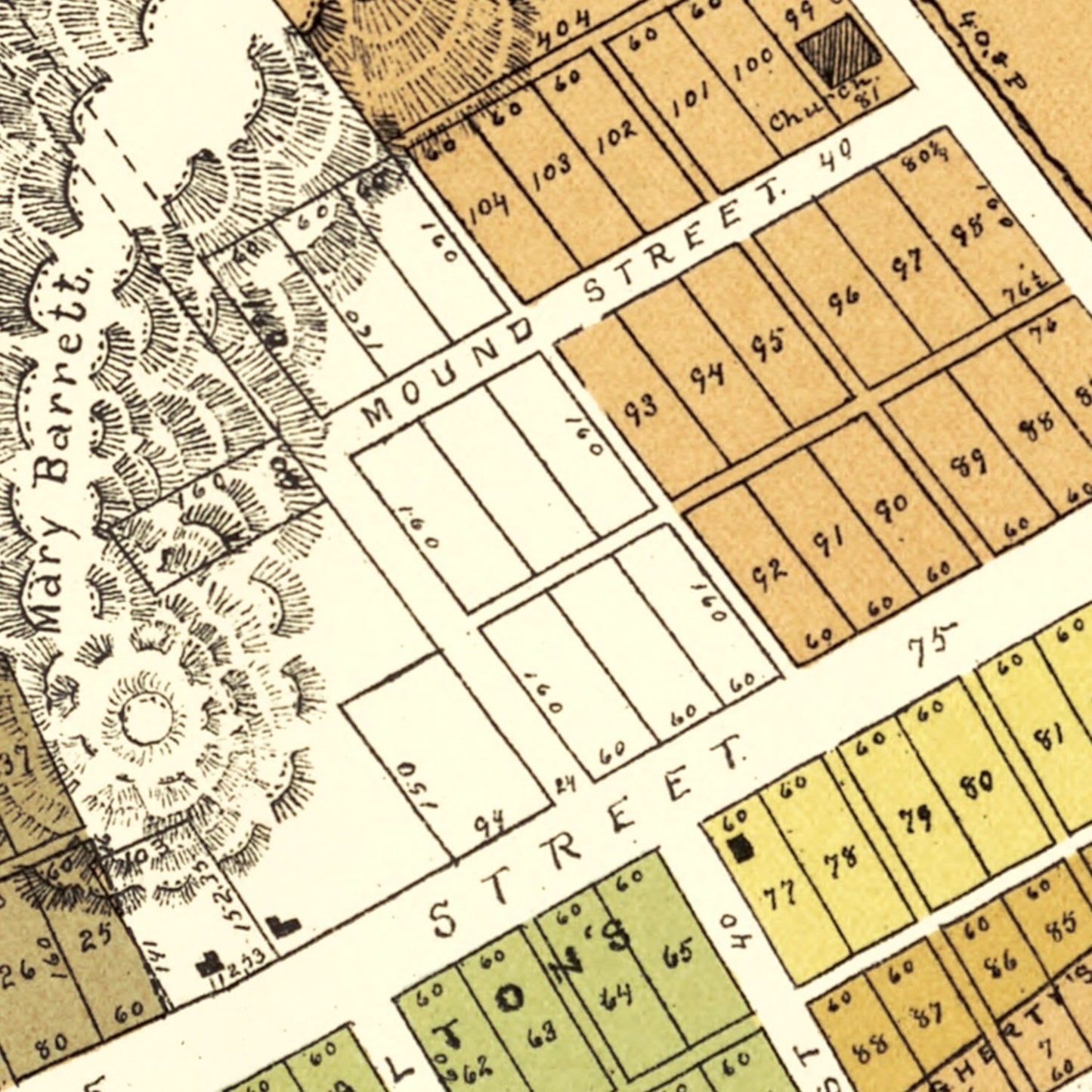 Vintage Map of Spring Valley, Ohio, 1896