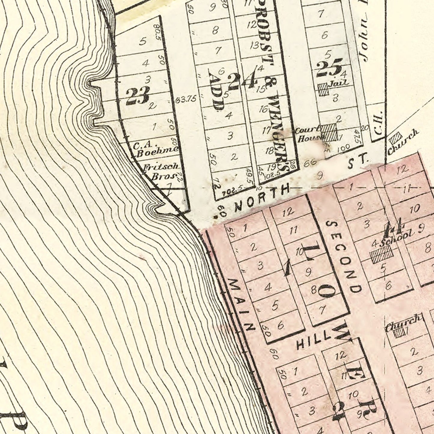 Vintage Map of Alma, Wisconsin, 1896