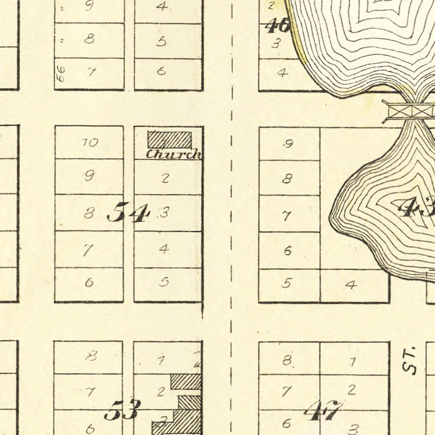 Vintage Map of Mondovi, Wisconsin, 1896