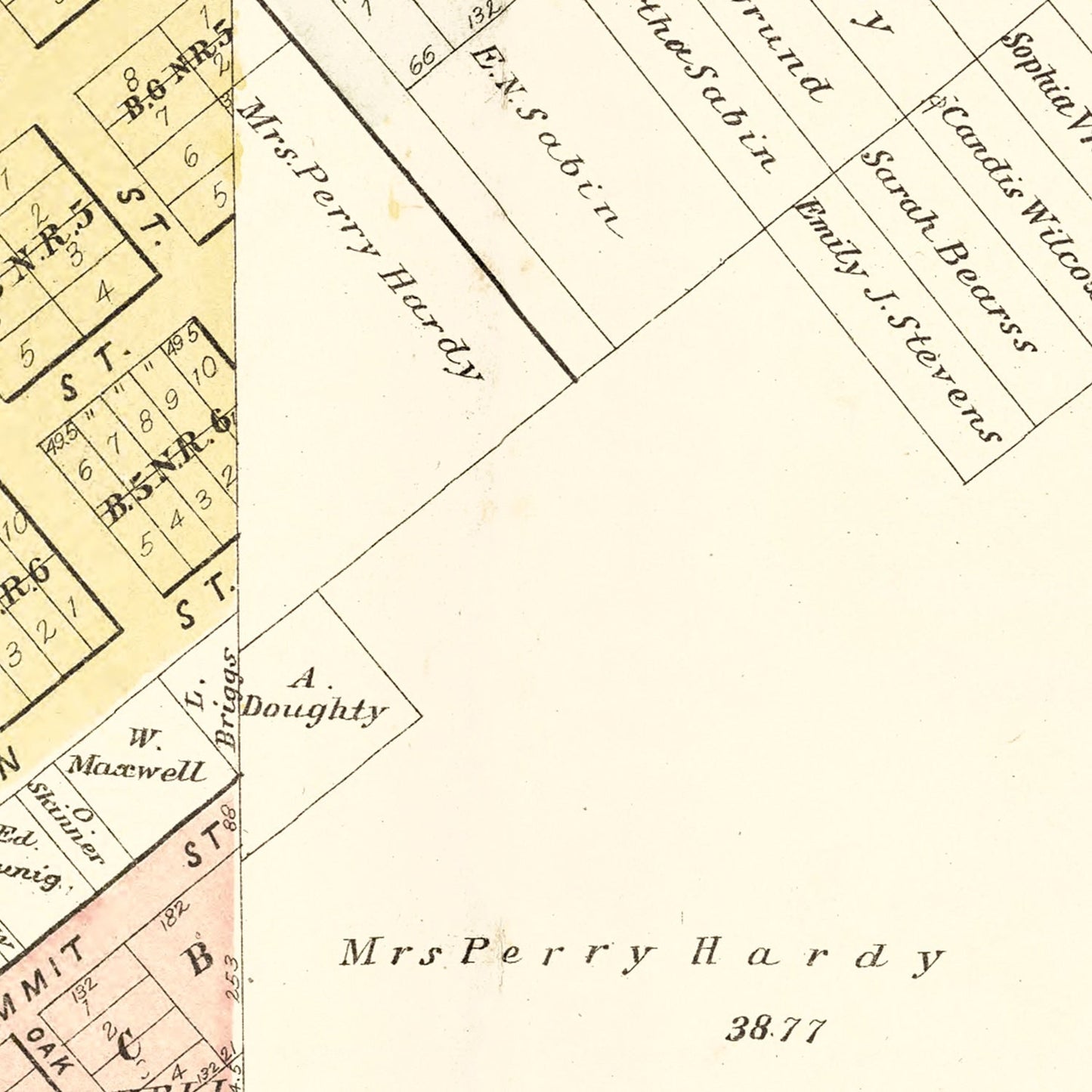 Vintage Map of Durand, Wisconsin, 1896