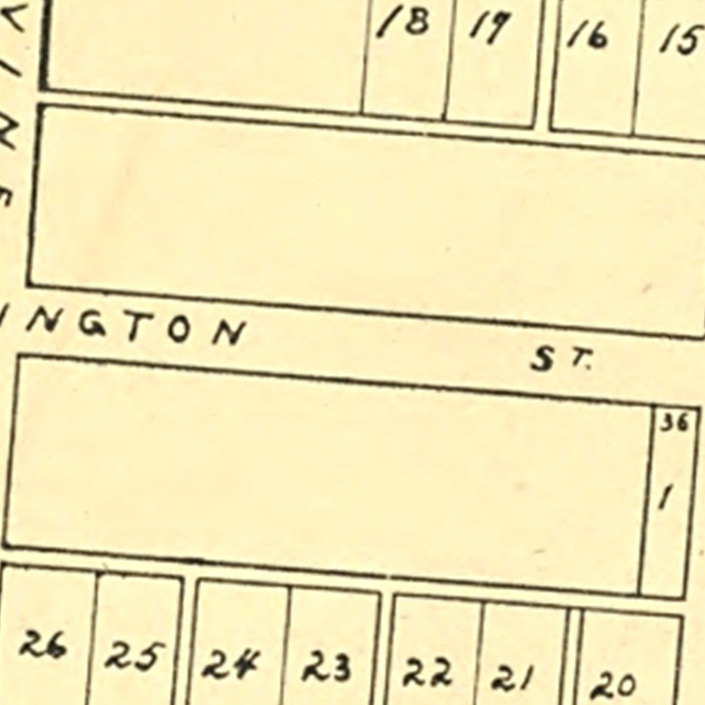 Vintage Map of Wayne, Indiana 1898