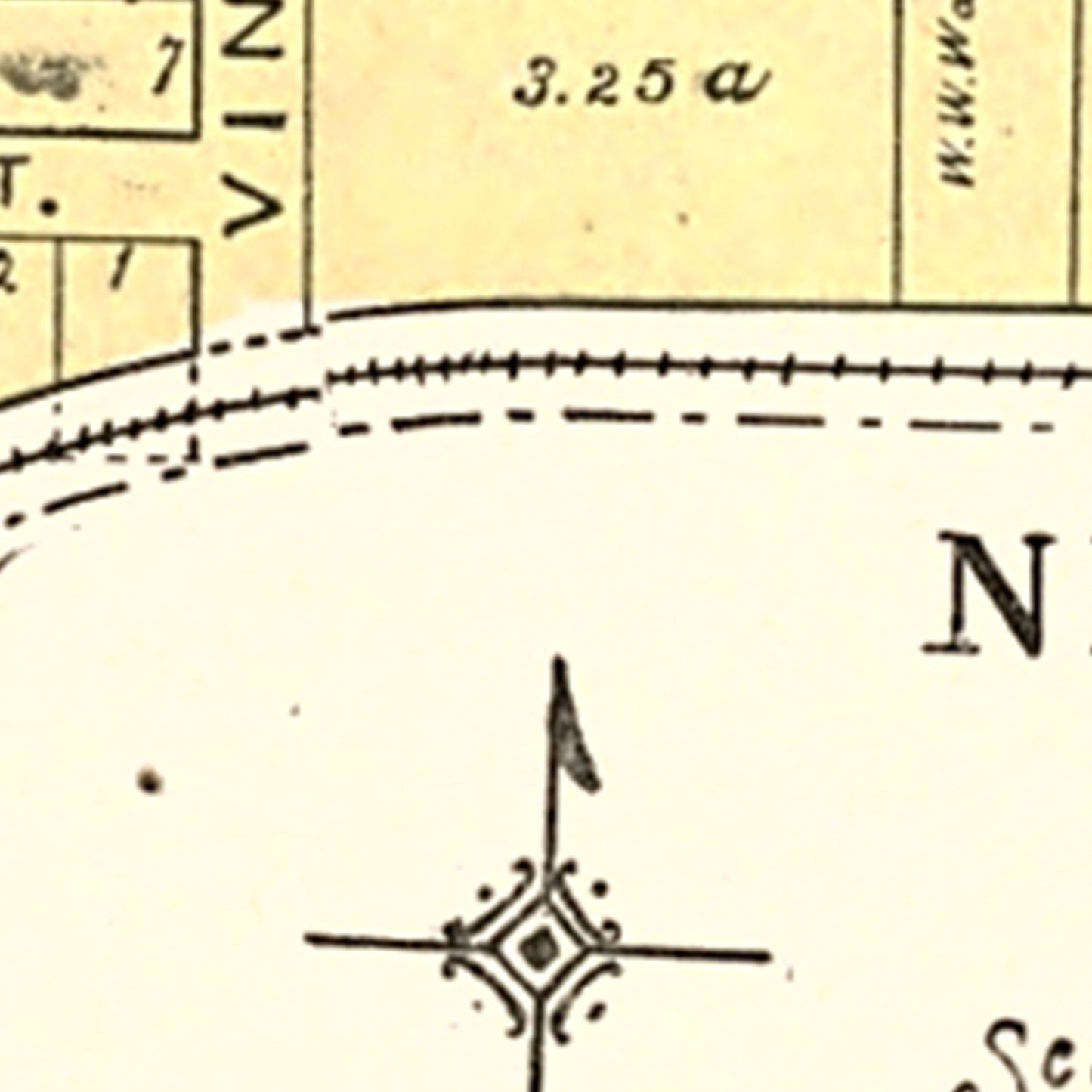 Vintage Map of New Richmond, Indiana, 1898