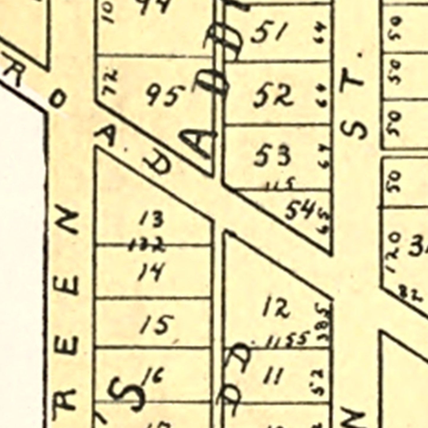 Vintage Map of New Ross, Indiana, 1898