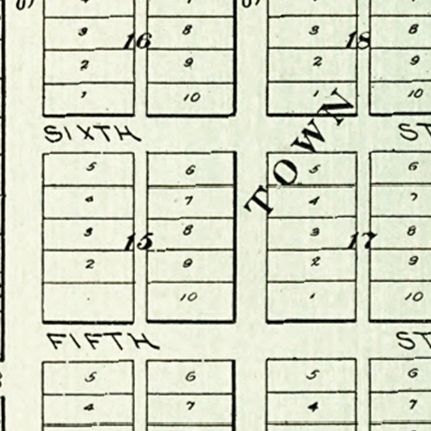 Vintage Map of Bolckow, Missouri, 1898