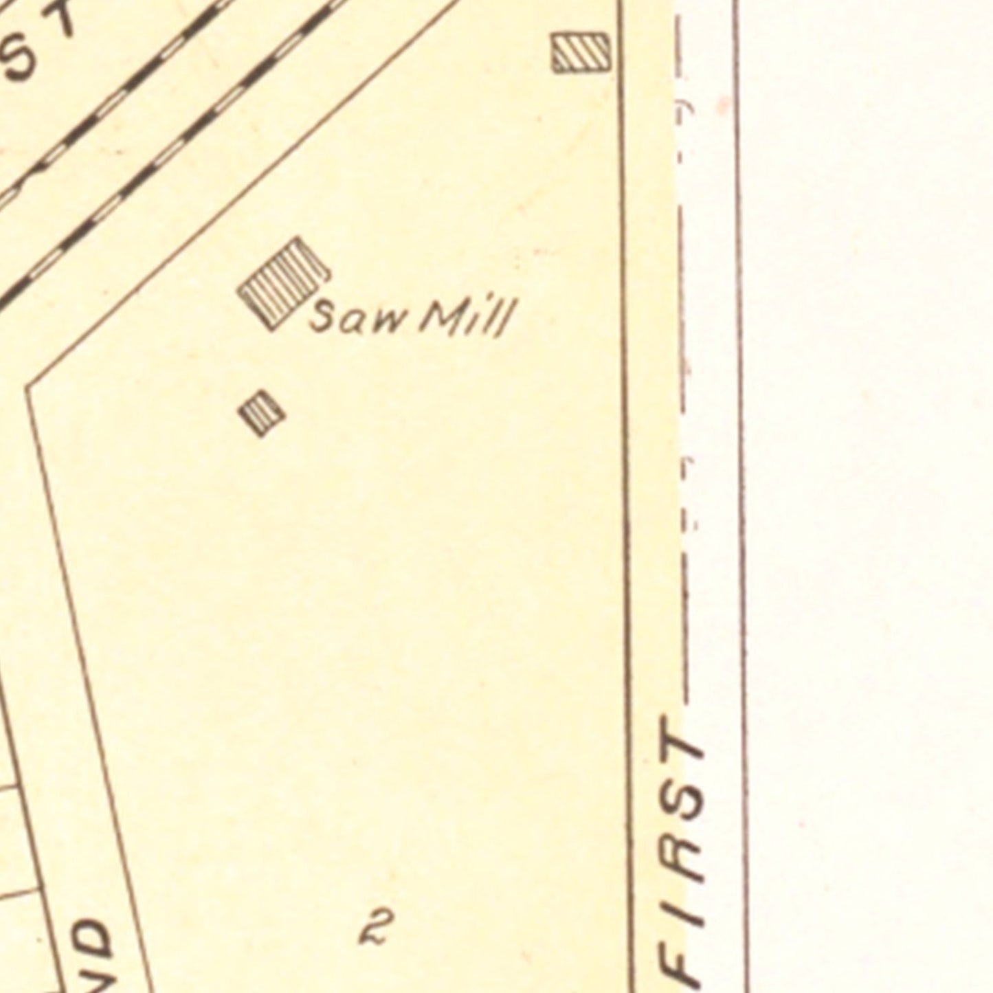 Vintage Map of Benden, Michigan, 1901