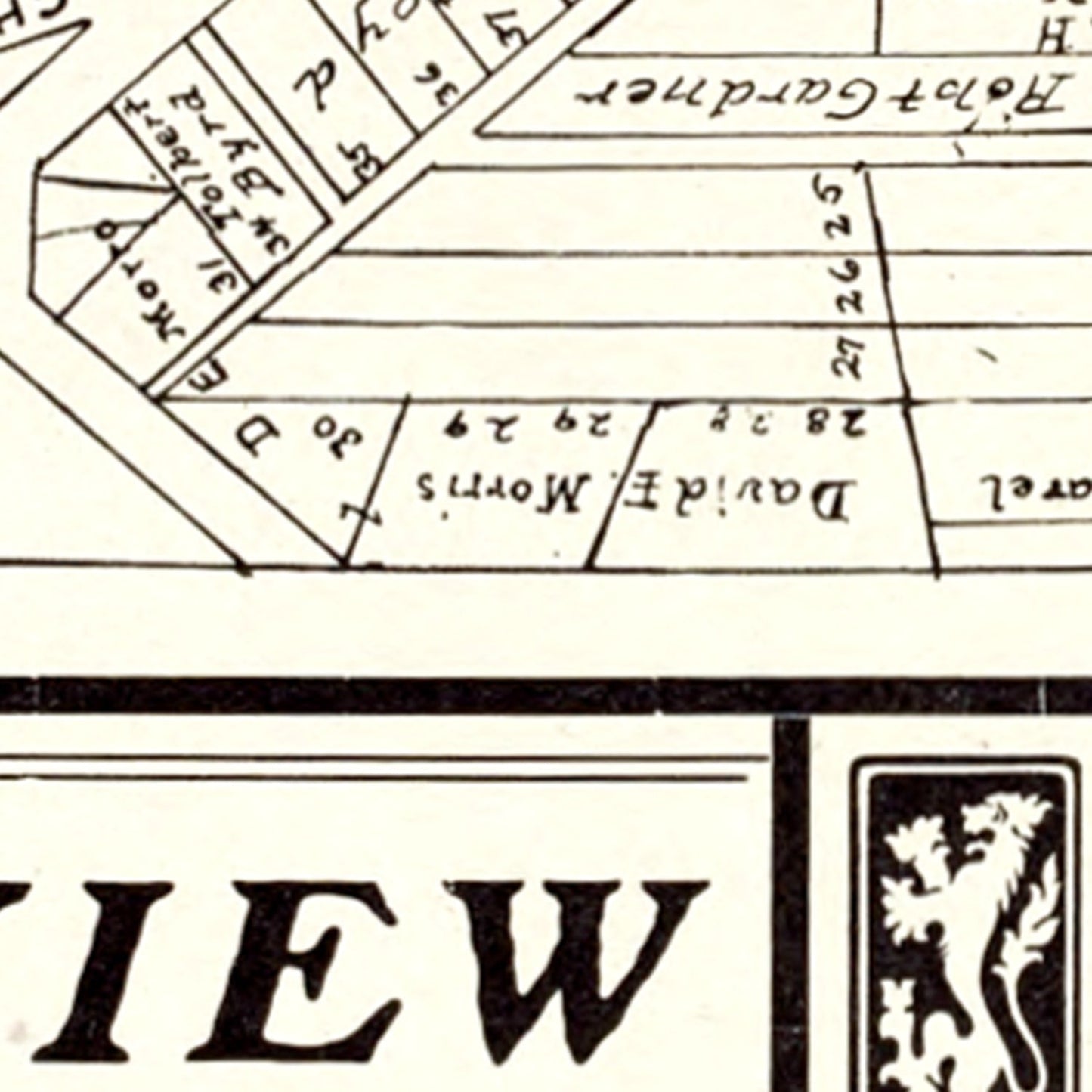 Vintage Map of Fairview, Ohio, 1902