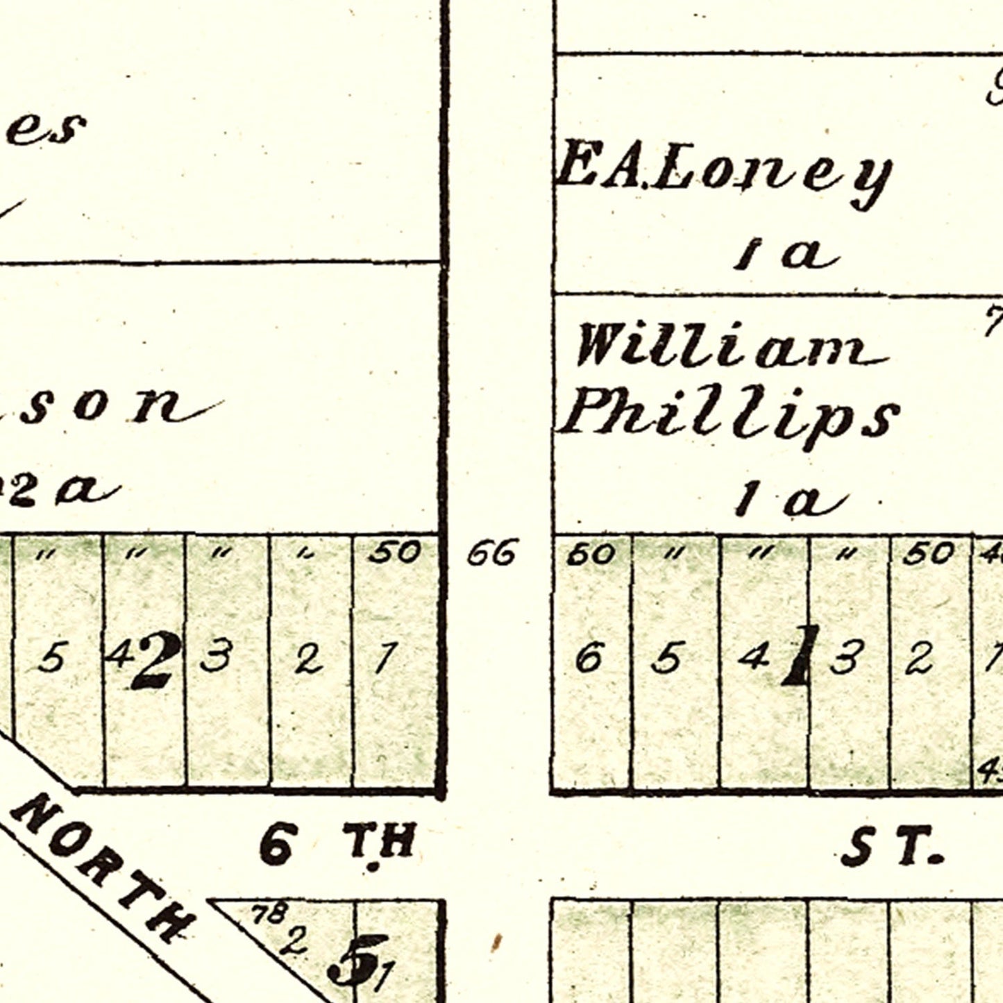 Vintage Map of Panama, Nebraska, 1903