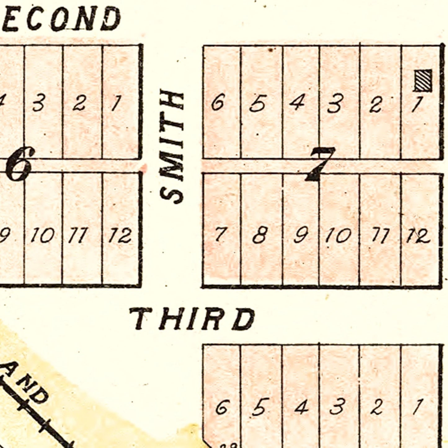 Vintage Map of Cheney, Nebraska, 1903