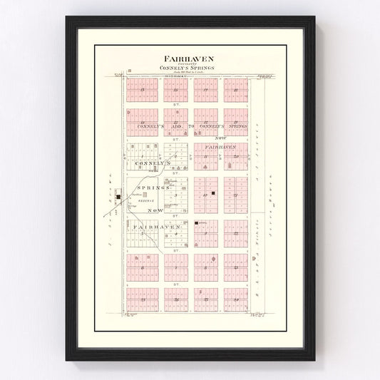 Vintage map of Fairhaven, Missouri, 1903