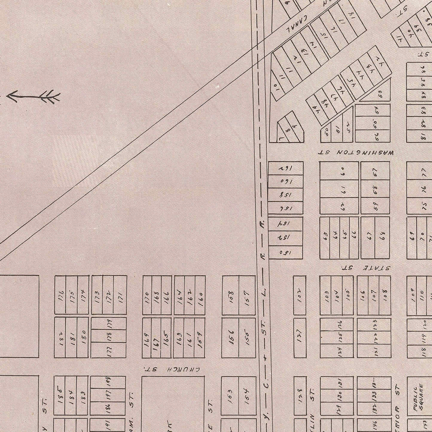 Vintage Map of Melrose, Ohio, 1905