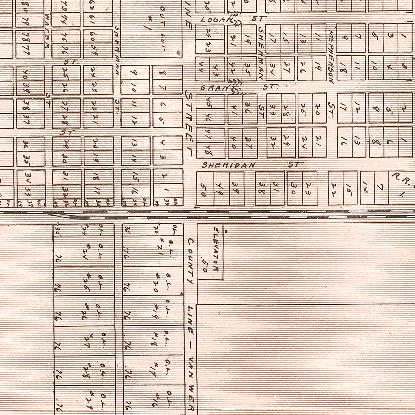 Vintage Map of Scott, Ohio, 1905