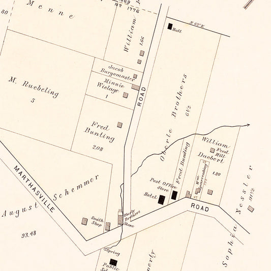 Vintage Map of Weldon Spring, Missouri, 1905