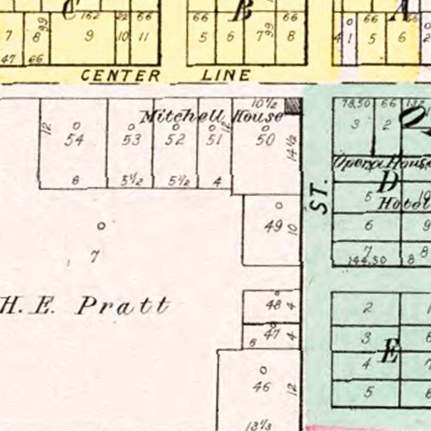 Vintage Map of Plainfield, Wisconsin, 1906