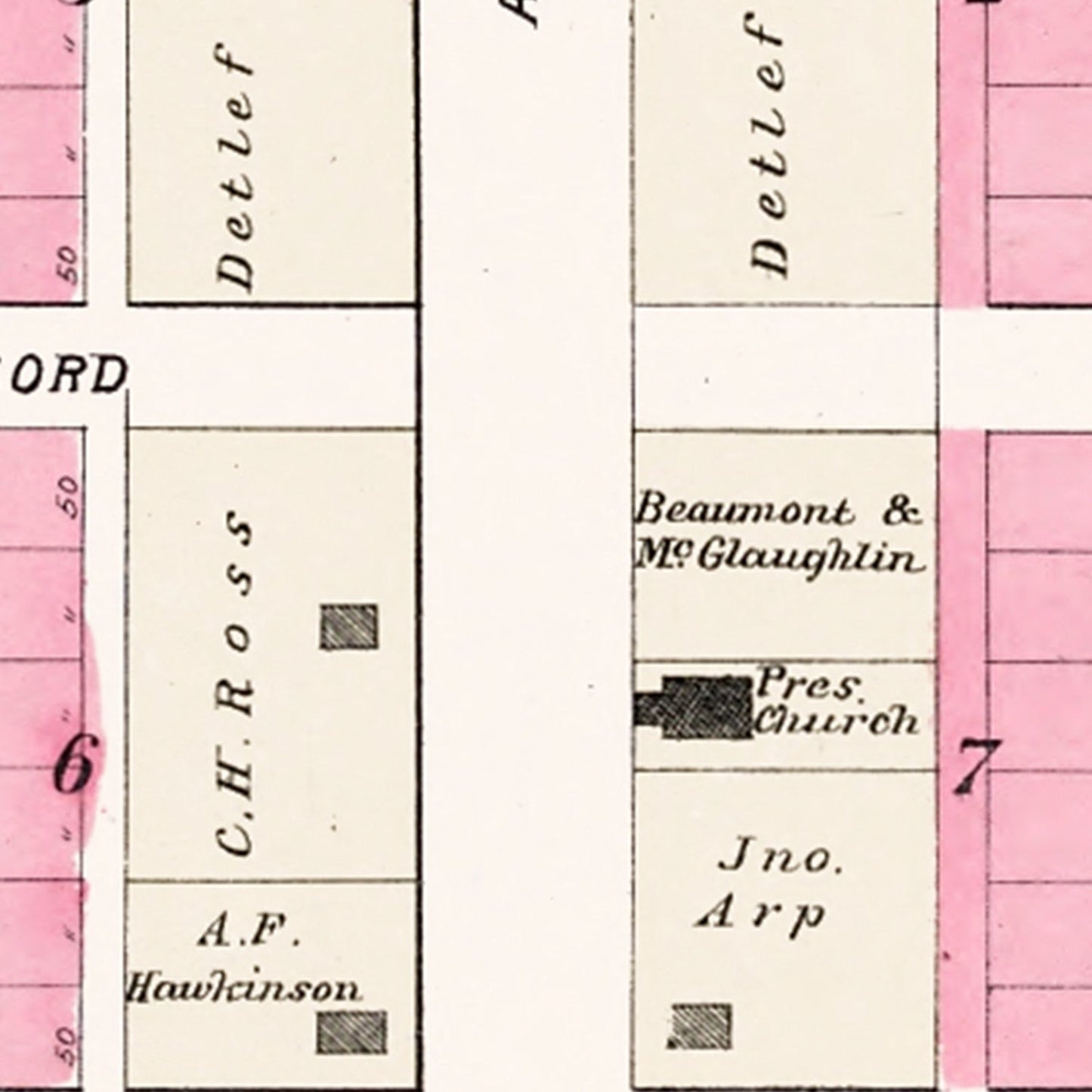 Vintage Map of Malmo, Nebraska, 1907