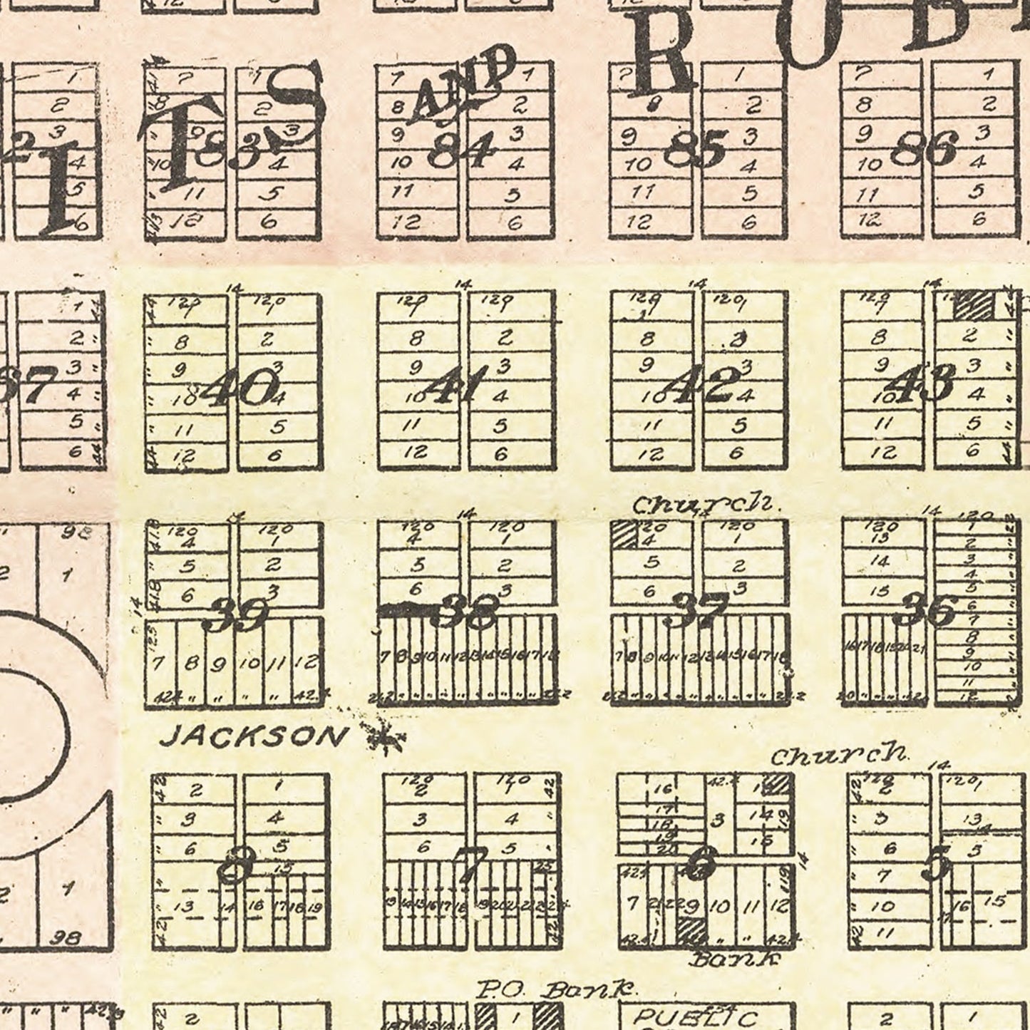 Vintage Map of Seward, Nebraska, 1908