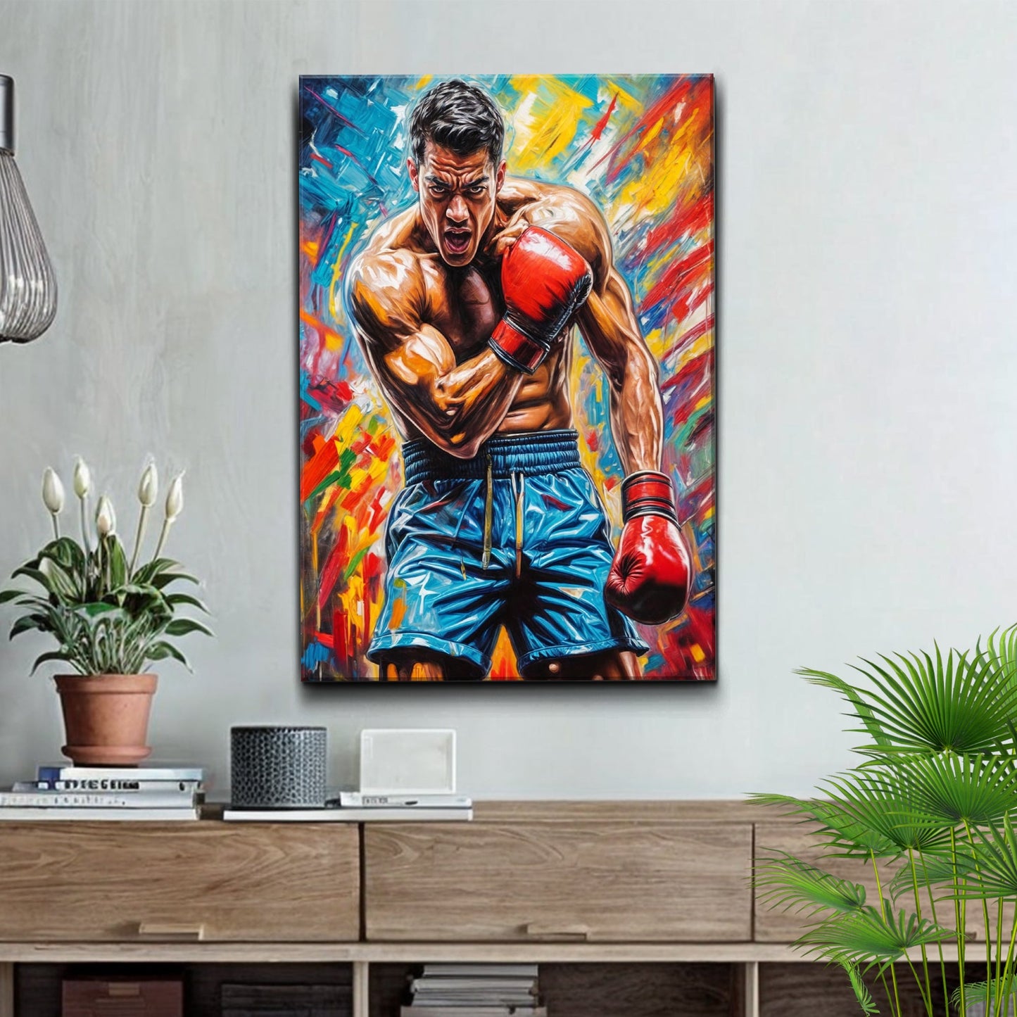 Fury Boxing Sports Canvas Wall Art