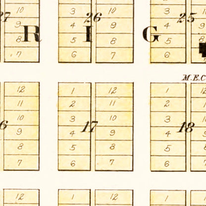 Vintage Map of Arlington, Nebraska, 1908