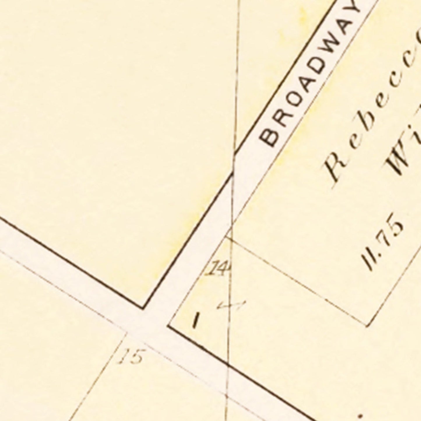 Vintage Map of DeSoto, Nebraska 1908