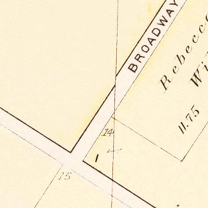Vintage Map of DeSoto, Nebraska 1908