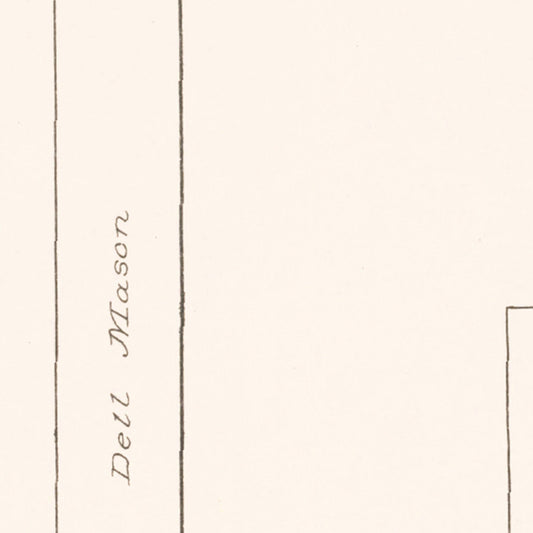 Vintage Map of Ellsworth, Wisconsin 1908