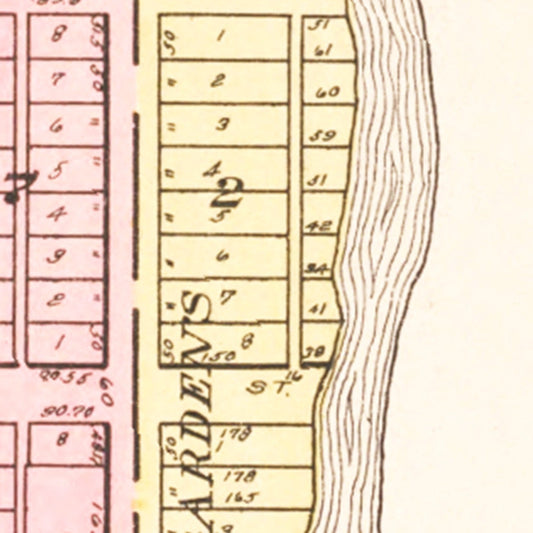 Vintage Map of Spring Valley, Wisconsin, 1908